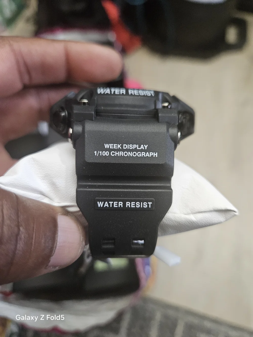 Activa Black and Orange Accent Digital Sport Watch